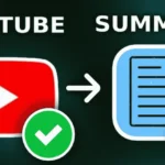 How to Summarize a YouTube Video