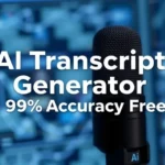AI Transcript Generator - 99% Accuracy Free - Professional Swiss-style featured image | Truescho.com