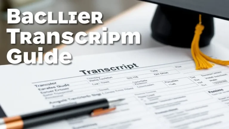 Bachelor Transcript Guide 2025 - Professional Swiss-style featured image | Truescho.com