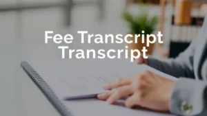Free Transcript Generator Online 2025 - Professional Swiss-style featured image | Truescho.com