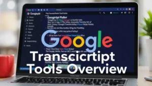 Google Transcript Tools Overview - Professional Swiss-style featured image | Truescho.com