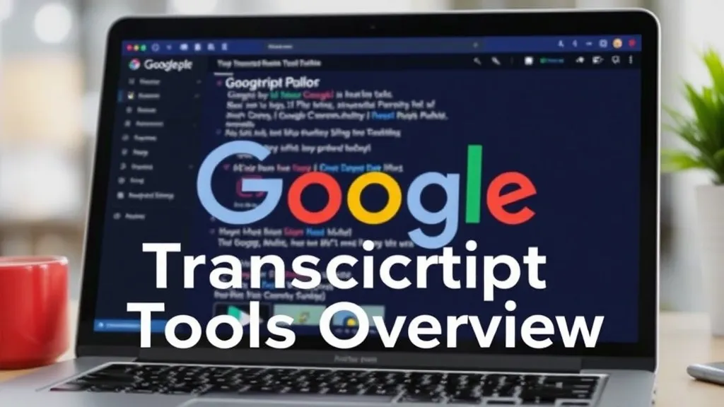 Google Transcript Tools Overview - Professional Swiss-style featured image | Truescho.com