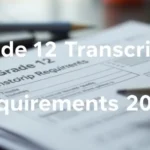 Grade 12 Transcript Requirements 2025 - Professional Swiss-style featured image | Truescho.com