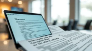 Microsoft Transcript Services 2025 - Professional Swiss-style featured image | Truescho.com