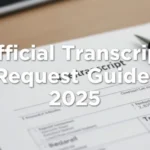 Official Transcript Request Guide 2025 - Professional Swiss-style featured image | Truescho.com