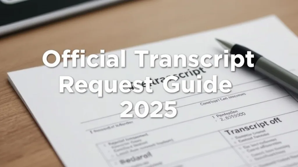 Official Transcript Request Guide 2025 - Professional Swiss-style featured image | Truescho.com