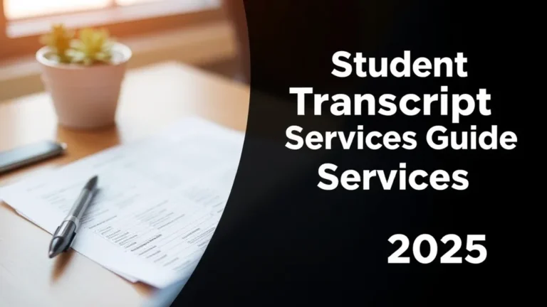 Student Transcript Services Guide 2025 - Professional Swiss-style featured image | Truescho.com