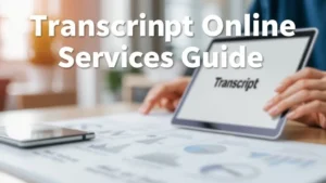 Transcript Online Services Guide - Professional Swiss-style featured image | Truescho.com