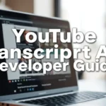 YouTube Transcript API Developer Guide - Professional Swiss-style featured image | Truescho.com